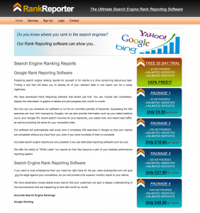 seo reporting search engine rankings